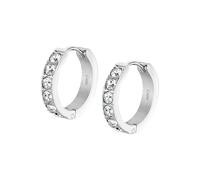 LOTUS STYLE Pendientes Mujer LS2354-4/1 Acero circonitas - Ligeros, Cómodos y Resistentes - Cierre Seguro Africano - Aretes de Mujer