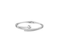 LOTUS STYLE Pulsera Acero Inoxidable Mujer LS1843-2/1 Corazón - Sofisticado Brazalete con Pulido y Acabado Refinado 6,1 cm - Ideal para Regalo de Cumpleaños - Aniversario - Ocasiones Especiales