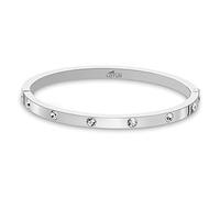 LOTUS STYLE Pulsera Acero Inoxidable Mujer LS1846-2/1 - Sofisticado Brazalete con Pulido y Acabado Refinado 6,1 cm - Ideal para Regalo de Cumpleaños - Aniversario - Ocasiones Especiales