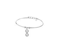 LOTUS STYLE Pulsera Acero Inoxidable Mujer LS2015-2/5 Infinito - Sofisticado Brazalete con Pulido y Acabado Refinado - Ideal para Regalo de Cumpleaños - Aniversario - Ocasiones Especiales