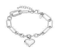 Lotus Style Pulsera LS2334-2/1 Corazón Acero inoxidable 316L 20,8 cm Mujer