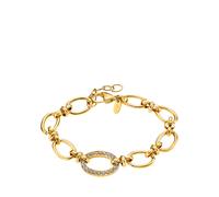 LOTUS STYLE Pulsera Acero Inoxidable Mujer LS2360-2/1 - Sofisticado Brazalete con Pulido y Acabado Refinado - Pulsera Dorada 20,3 cm - Regalo de Cumpleaños - Aniversario - Ocasiones Especiales