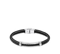 Pulsera Hombre Acero Inoxidable 316L Brazalete de Diseño Sofisticado, Confortable y Resistente al Agua - Pulseras Hombre - Marrón 226.00 mm LS2405-2/1 - Regalo de Cumpleaños, Día del Padre