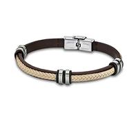 LOTUS STYLE Pulsera Hombre Acero Inoxidable 316L Brazalete de Diseño