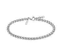 LOTUS STYLE Pulsera Hombre Acero Inoxidable 316L Brazalete de Diseño Sofisticado, Confortable y Resistente al Agua - Cadena - Pulseras Hombre - Plateada 205.00 mm LS2222-2/1 - Ideal para Regalo