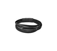 Lotus Watches Pulsera hombre LS2144-2/4 - Cuero negro 218 mm, diseño sofisticado y confortable