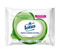 Lotus Toilet Paper Wet Wipes Aloe Suave 42 - Conjunto de 6