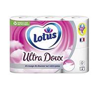 Lotus - Ultra-Soft - Papel Higiénico con Aqua Tubo - 6 rollos x 2 unidades