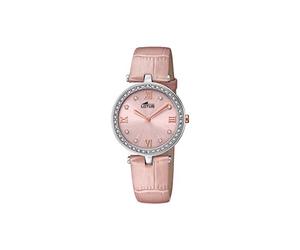 Lotus Watches Damas Fecha clásico Reloj de Cuarzo con Correa de Cuero 18462/3