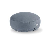Lotuscrafts Cojin Meditacion Yoga LOTUS - Altura 10 cm - Relleno de Espelta - Cubierta en Algodon Lavable- Zafu Meditación - Cojin Suelo Redondo - Cojin Yoga - Meditation Cushion - Certificado GOTS