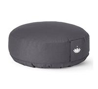 Lotuscrafts Cojin Meditacion Yoga Lotus - Altura 10 cm - Relleno de Espelta - Cubierta en Algodon Lavable- Zafu Meditación - Cojin Suelo Redondo - Cojin Yoga - Meditation Cushion - Certificado Gots