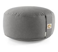 Lotuscrafts Cojin Meditacion Yoga Lotus - Altura 15 cm - Relleno de Espelta - Cubierta en Algodon Lavable- Zafu Meditación - Cojin Suelo Redondo - Cojin Yoga - Meditation Cushion - Certificado Gots