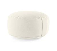Lotuscrafts Cojin Meditacion Yoga Lotus - Altura 15 cm - Relleno de Espelta - Cubierta en Algodon Lavable- Zafu Meditación - Cojin Suelo Redondo - Cojin Yoga - Meditation Cushion - Certificado Gots