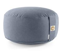 Lotuscrafts Cojin Meditacion Yoga LOTUS - Altura 15 cm - Relleno de Espelta - Cubierta en Algodon Lavable- Zafu Meditación - Cojin Suelo Redondo - Cojin Yoga - Meditation Cushion - Certificado GOTS