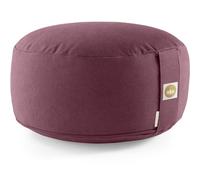 Lotuscrafts Cojin Meditacion Yoga LOTUS - Altura 15 cm - Relleno de Espelta - Cubierta en Algodon Lavable- Zafu Meditación - Cojin Suelo Redondo - Cojin Yoga - Meditation Cushion - Certificado GOTS