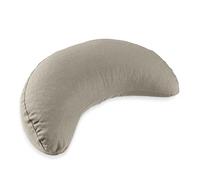 Lotuscrafts Cojin Yoga Meditation Media Luna Shanti - Relleno de Espelta - Cubierta en Algodon Lavable- Cojin Yoga Zafu - Cojin Suelo Media Luna - Meditation Cushion - Certificado Gots