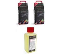 LotusGrill 2 bolsas de carbón de haya de 2,5 kg con pasta de combustión de 200 ml, ambos desarrollados para barbacoas sin humo