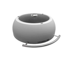 LotusGrill Campana de acero inoxidable para barbacoa XXL, equipamiento especial: termómetro, cristal de visión