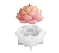 Lotuss Flower - Flower Candle Moulds | Reusable Candles Wax Moulds | Moldes de silicona Casting | Epoxi Casting Flowers | Soap Molds For Candle Soap Ornament Cake Accessoriesss