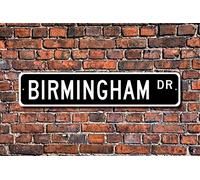 Lotusworld Birmingham - Señal de Birmingham con Texto en inglés Birmingham Visitor Souvenir Birmingham England Native Signa (10 x 40 cm)