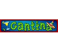 Lotusworld Cartel de Metal con Texto en inglés Cantina Women Cave She Shilling