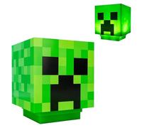 Lotvic Creeper Lampe, Creeper Licht mit Zombie-Sounds, 3D Cube Lampen, Cube Lampe, Kinder Nachttischlampe für Schlafzimmer Deko Spielzeug