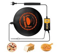 Lotvic Esterilla para calentar pan, 30 x 30 cm, con termostato, alfombrilla de fermentación para pan, masa fermentada, alfombrilla a prueba de pan, masa madre para pan, pizza, yogur