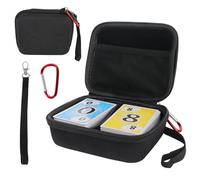 Lotvic Estuche para cartas de juego, funda de transporte de viaje para la mayoría de tarjetas de juego, capacidad para hasta 400 cartas, estuche de juego de cartas con divisor extraíble, caja de