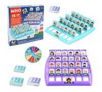 Lotvic Quién es Divertido Juego de Mesa, Adecuado para el Clásico Juego de Mesa, Adivina Quien Soy Juego, Quien Soy Yo Juego, Juegos de Adivinanzas Familiares, para Niños y Niñas