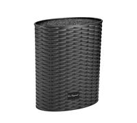 Lou Laguiole 9130 aant01846 Bloque Universal de Cuchillos de Cocina (Polipropileno, 18 x 8 x 23 cm, Color Negro