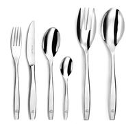 Lou Laguiole Cubertería de 50 piezas Acero inoxidable Acero