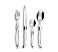 LOU LAGUIOLE RUSTIC - Set 24 Cubiertos Inox Mango Perla