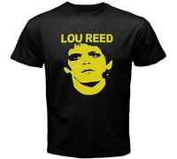 Lou Reed - Camiseta de manga corta con estampado de música rock para hombre, Negro, XXL