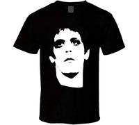 Lou Reed Rock Punk Retro T Shirt Unisex 100% Cotton Short-Sleeve T-Shirts Black XXL