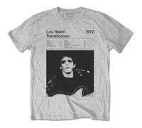 Lou Reed Transformer Track List con licencia Camiseta hombre
