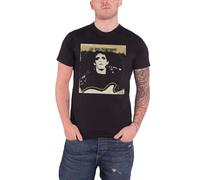 Lou Reed Transformer Vintage Cover Camiseta Manga Corta, Negro, L para Hombre