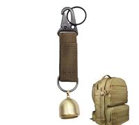 Loud Bear Bell - Outdoor Safety Alarm for Hiking Camping | Sturdy Metal with Clear Ringing Sound, Lightweight Attachment for Backpacks, Belts, or Pets, Helps Alert Wildlife and Increase Safety