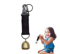 Loud Bear Bell - Outdoor Safety Alarm for Hiking Camping | Sturdy Metal with Clear Ringing Sound, Lightweight Attachment for Backpacks, Belts, or Pets, Helps Alert Wildlife and Increase Safety