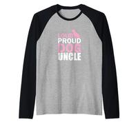 Loud Orgulloso Perro Tío Amante de Las Camiseta Manga Raglan