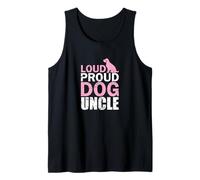 Loud Orgulloso Perro Tío Amante de Las Camiseta sin Mangas