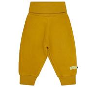 loud + proud Baumwoll-Fleece, Gots Zertifiziert Pantalón, Amarillo Curry, 86-92 Unisex niños