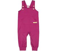Loud + Proud Bebé-Niños Latzhose Aus Bio Baumwolle, Gots Zertifiziert Pantalones de Peto Not Applicable, Morado (Orchid or), 98/104