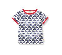 loud + proud Camiseta con impresión Caracol certificada Gots, Ultramarine, 122-128 cm Unisex niños