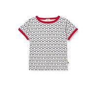 loud + proud Camiseta con impresión de Mono certificada Gots, Ultramarine, 98 cm-104 cm Unisex niños