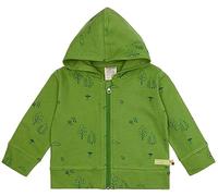 loud + proud Chaqueta unisex para niños con textura, certificado GOTS, Grass, 62-68