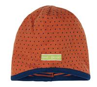 loud + proud Gorro Unisex de Doble Cara, Certificado Gots, Canela, 86 cm-92 cm