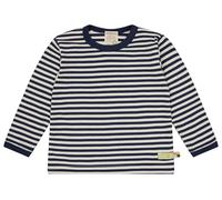 loud + proud Interlock Ringel, Gots Zertifiziert Camiseta de Manga Larga, Ultramarine, 122-128 Unisex niños