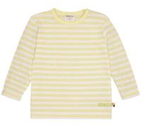 loud + proud Langarm, Streifen mit Leinen, aus Bio Baumwolle, Gots Zertifiziert, Camisa de Manga Larga niños Unisex,