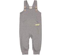 loud + proud Latzhose aus Bio Baumwolle, Gots Zertifiziert Pantalones de Peto, Gris (Grey Gr), 98/104 para Bebés