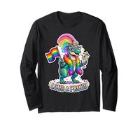 Loud & Proud Rainbow Dino Q'ueen Manga Larga